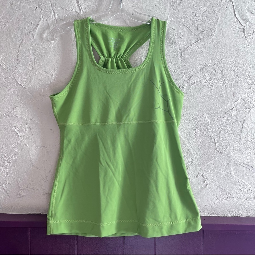 Blurr Green Tank Top Size L